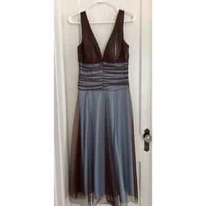 Blue  Size 6 A-line dress